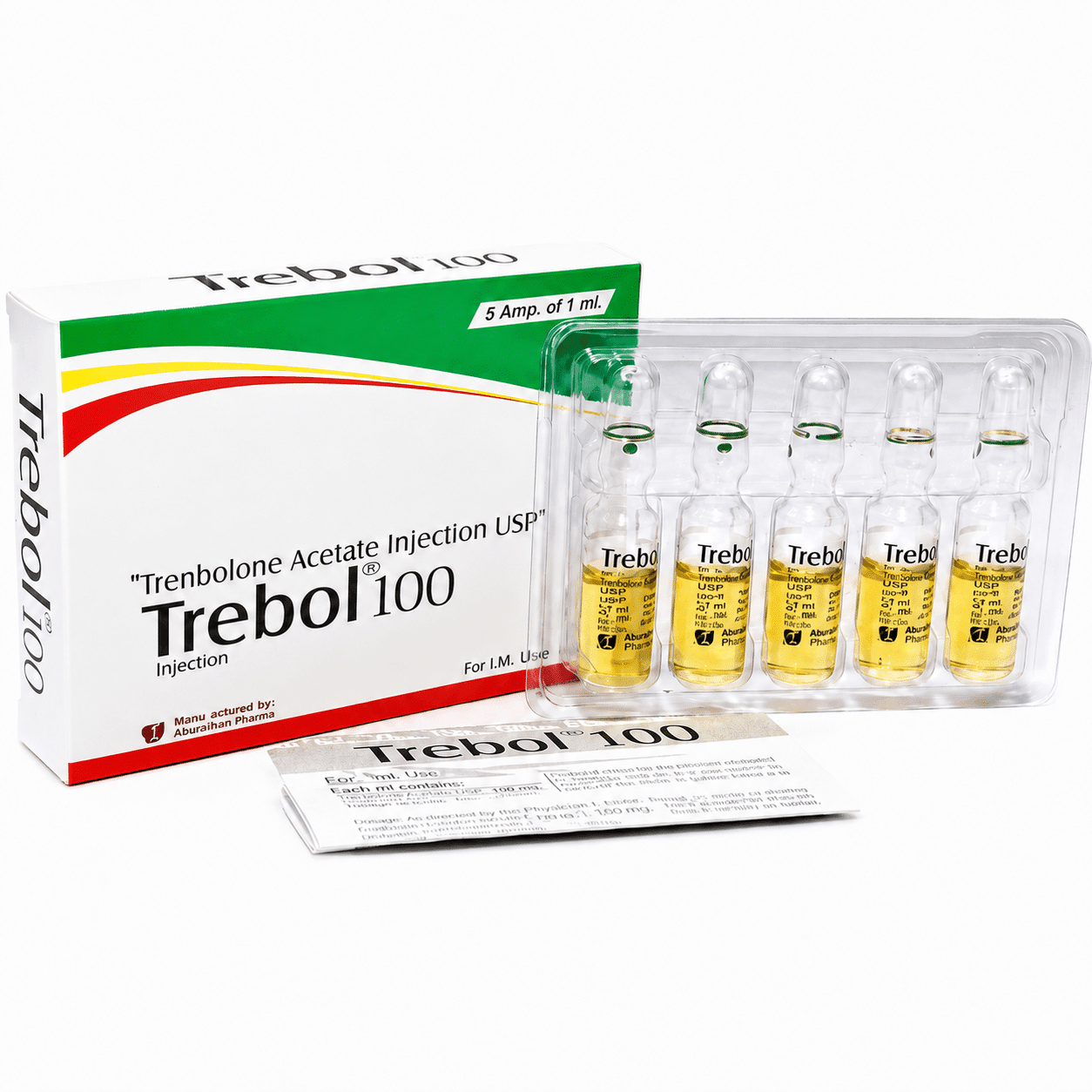 TREBOL - Trenbolone Acetate 100mg/ml (5amps x 1ml) - Shree Venkatesh