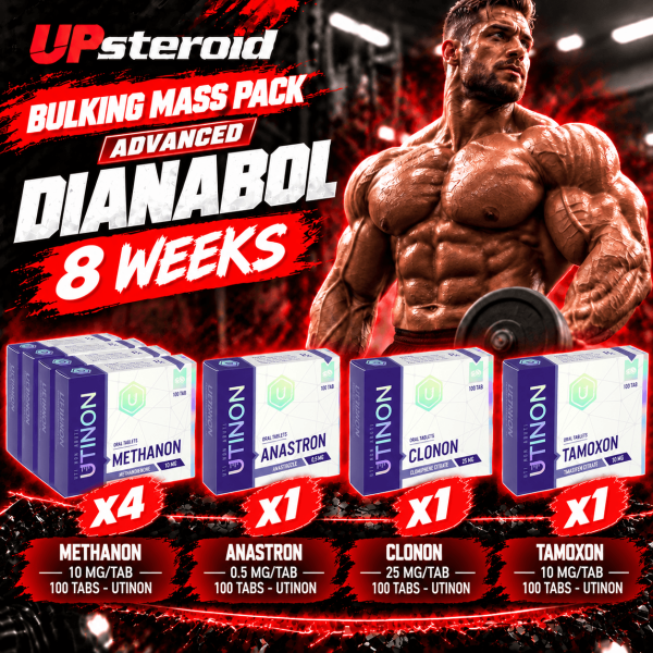 Pack Prise de Masse Avancé - UTINON - Dianabol (8 Semaines)